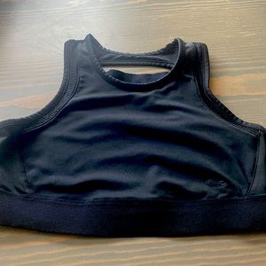 Champion C216 Womens Medium Black Racerback Vented Wire Free Sports